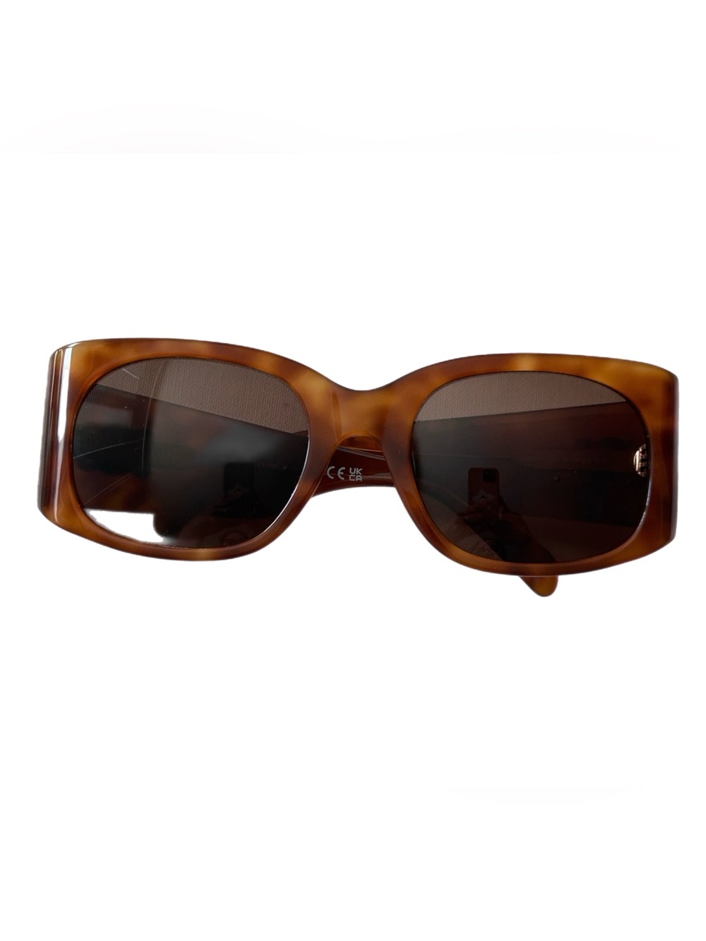 💯 Authentic Guaranteed! Celine Tortoiseshell Sunglasses with Gold Triomphe